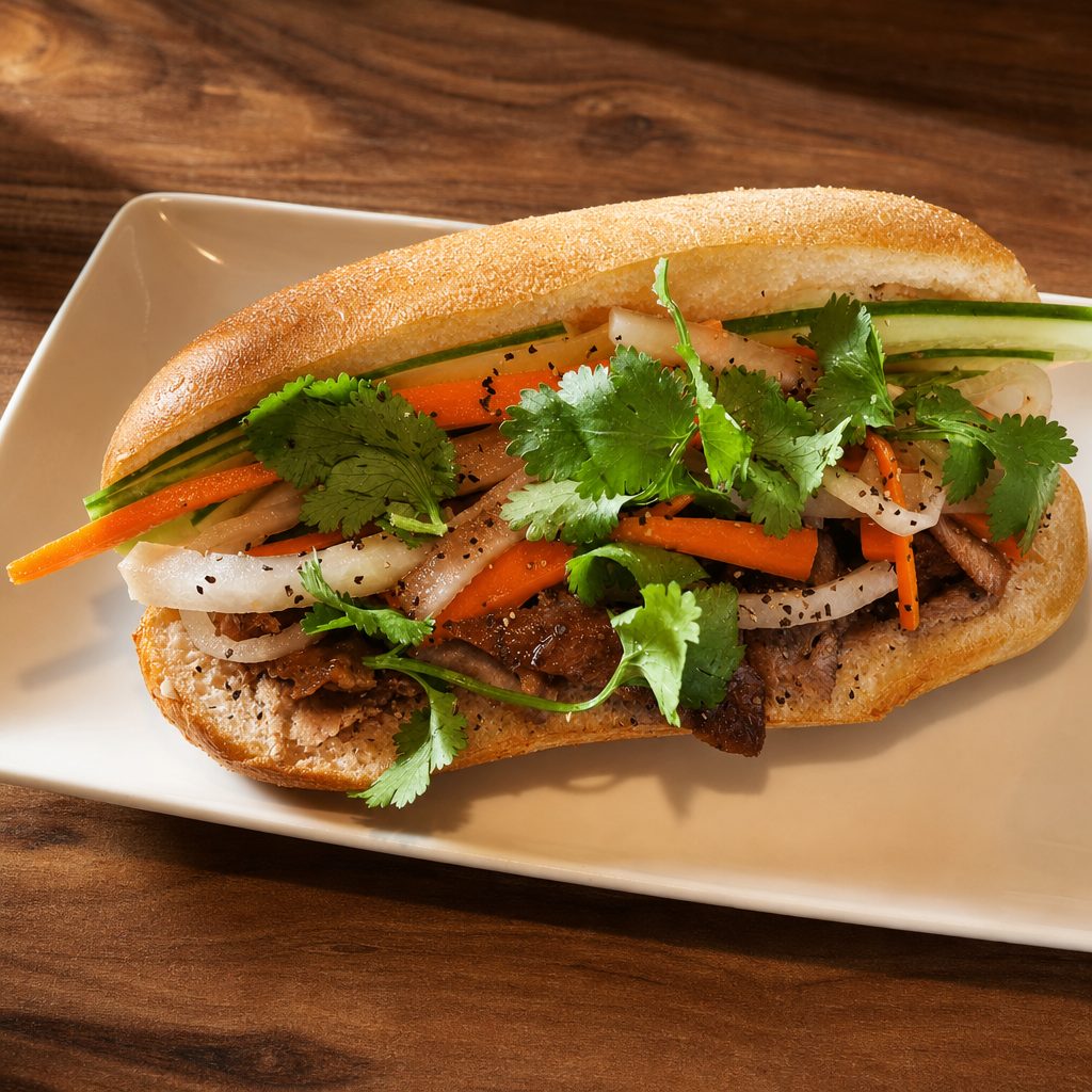 Grilled Chicken Banh Mi.