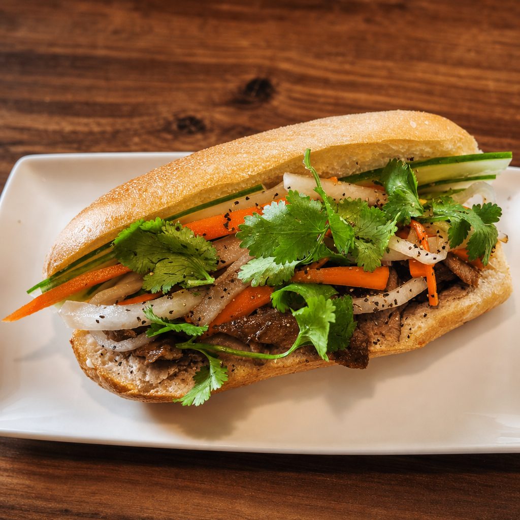 Grilled Pork Banh Mi.